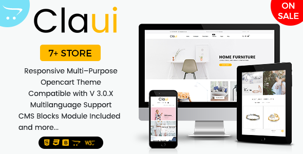 Claui - Responsive Opencart Themes for Shopping Cart Websites